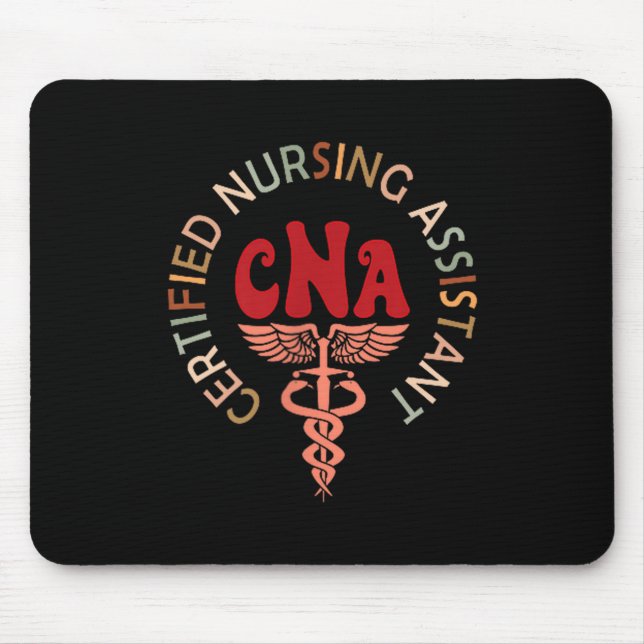 Certified Nurse Istant Certified Nursing Istant Cn Mousepad (Vorne)
