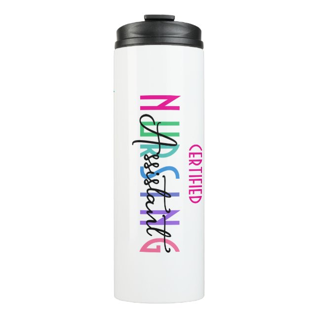 Certified Nursing Assistant Tumbler Thermosbecher (Vorderseite)