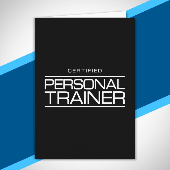 Certified Personal Trainer Health Fitness Coach Karte (Von Creator hochgeladen)