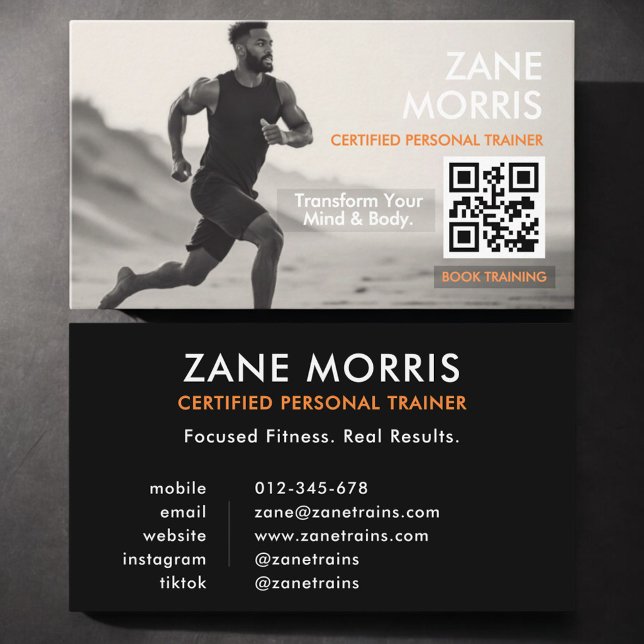 Certified Personal Trainer QR Code Visitenkarte (Von Creator hochgeladen)