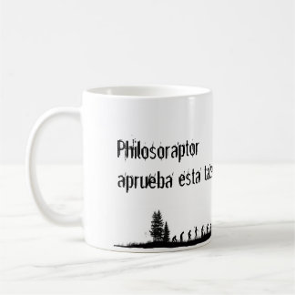Certified Philosoraptor Taza Kaffeetasse