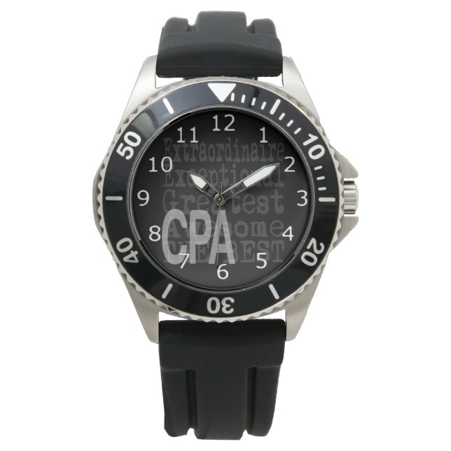 Certified Public Accountant CPA Außerordentliche Armbanduhr (Vorderseite)