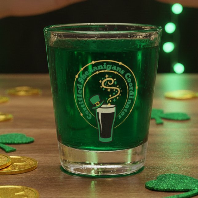 Certified Shenanigans Shot Glass – Party Schnapsglas (Von Creator hochgeladen)