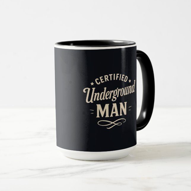 Certified Untergrund Man Fyodor Dostoevsky Tasse (VorderseiteRechts)