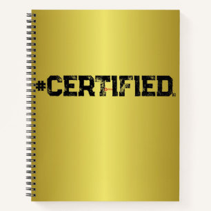 #CERTIFIFIED GOLD PLANNER NOTIZBUCH