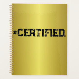 #CERTIFIFIED GOLD PLANNER PLANER