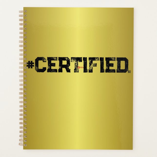 #CERTIFIFIED GOLD PLANNER PLANER (Vorderseite)