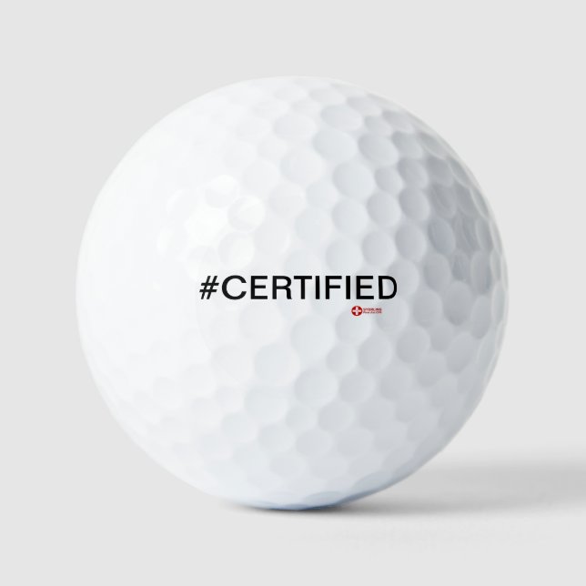 #CERTIFIFIED GOLFBALL (Vorderseite)
