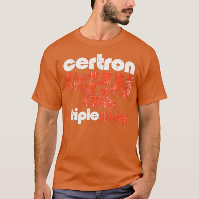 Certron Cassette Tape T - Shirt - Retro 80er Casse (Vorderseite)