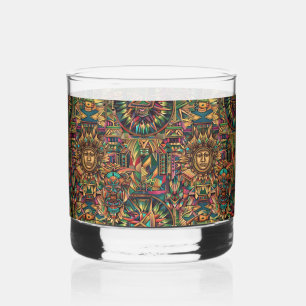 Cerulean "Aztec Dream" 12oz Bedrucktes Rockglas Whiskyglas
