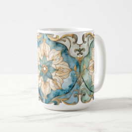 Cerulean-Bloom-Teppich-Mug Kaffeetasse
