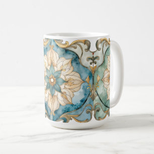 Cerulean-Bloom-Teppich-Mug Kaffeetasse