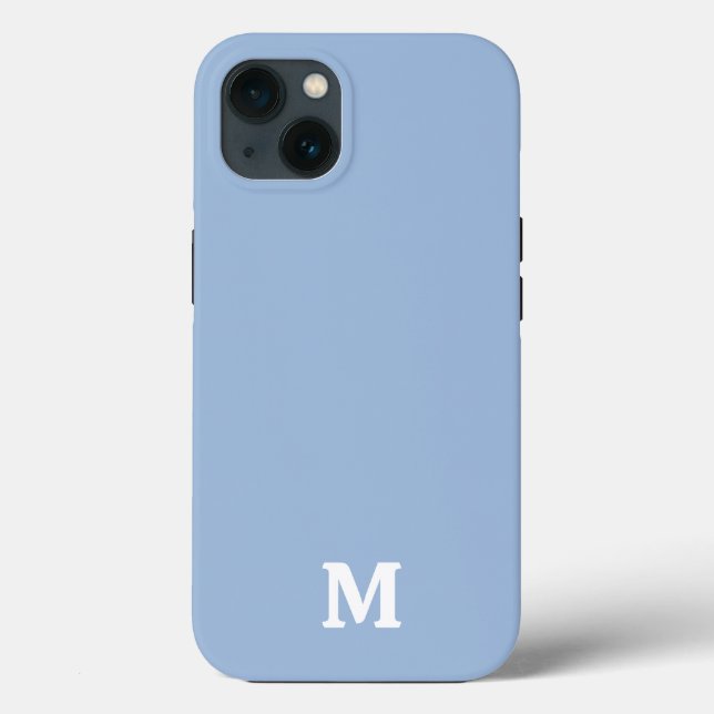 Cerulean blue Solid Color Case-Mate iPhone Hülle (Rückseite)