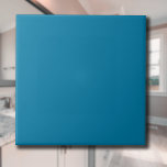 Cerulean Blue Solid Color | Classic | elegant Fliese<br><div class="desc">Cerulean Blue Solid Color | Classic | elegant | Trendy | Stilvoll | Geschenk</div>