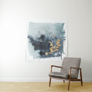 Cerulean & Gold Wandteppich