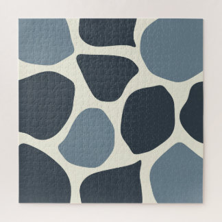 Cerulean Mist Drift | Moderne organische Jigsaw Puzzle