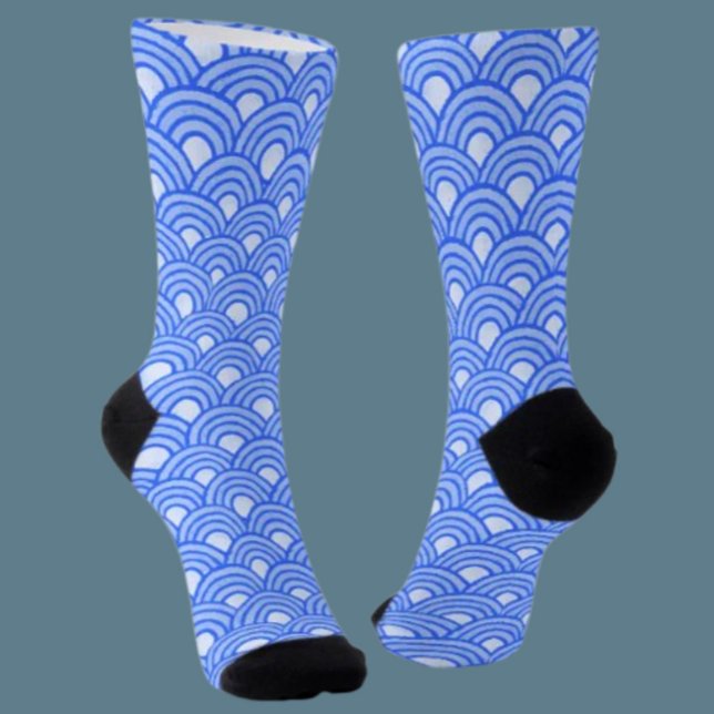 Cerulean Scales Crew Socks Socken (Von Creator hochgeladen)