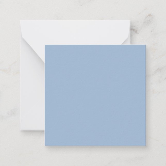 Cerulean Solid Color Mitteilungskarte (Vorderseite)