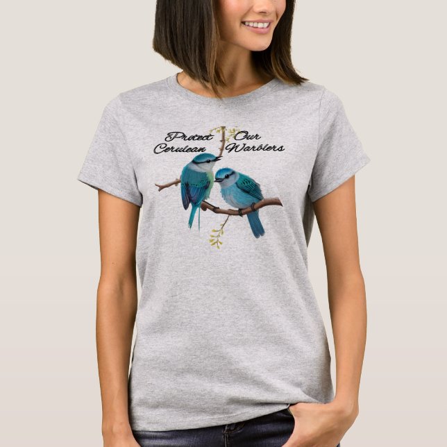 Cerulean Warbler T-Shirt (Vorderseite)