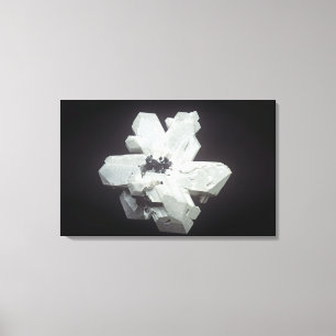 Cerussitekristalle (PbC03, Führungs-Karbonat), Leinwanddruck