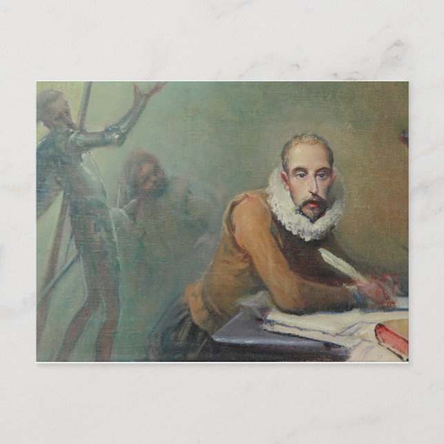 Cervantes Postkarte (Vorderseite)