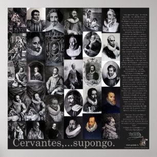 Cervantes,...Supongo-Poster-400 Years Don Quijote Poster