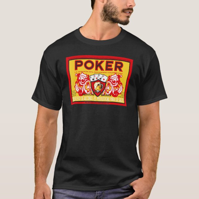 Cerveza Poker Kolumbien von Medellin bis zu allen  T-Shirt (Vorderseite)