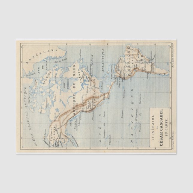 "César Cascabel" von George Roux Seidenpapier (Vorderseite)