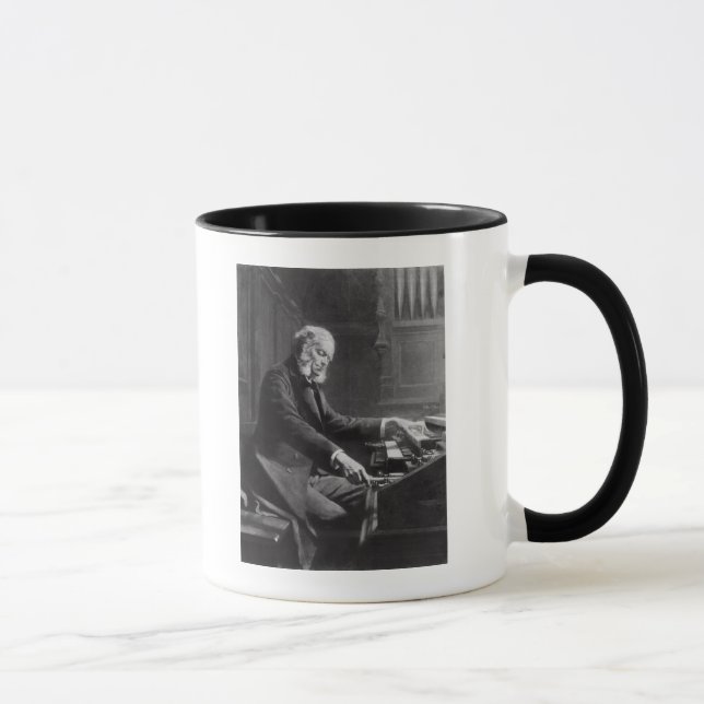 Cesar Franck an der Konsole des Organs Tasse (Rechts)