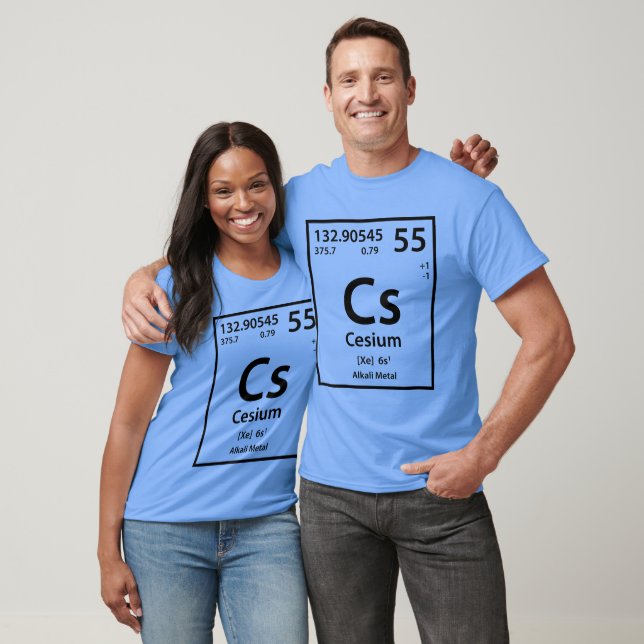 Cesium-Element-T - Shirt (schwarz) (Unisex)