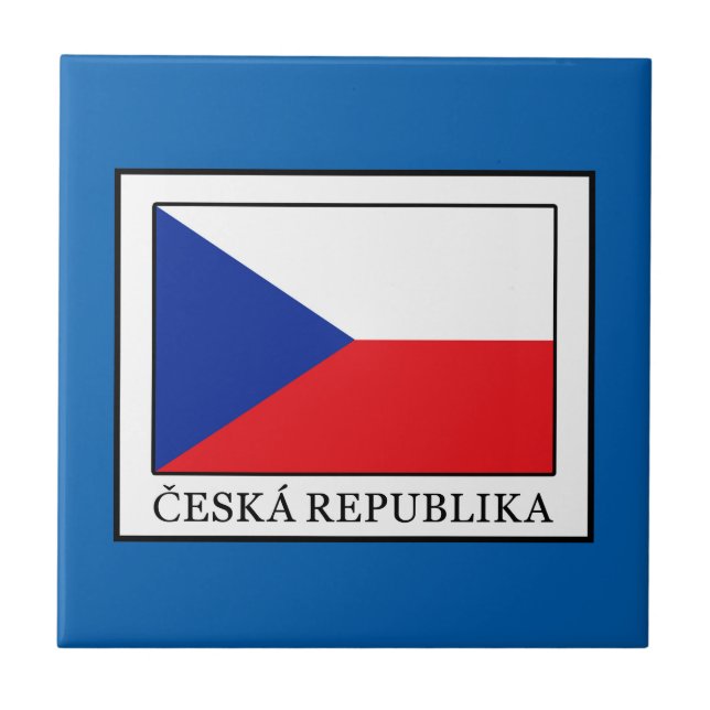 Ceska Republika Fliese (Vorderseite)