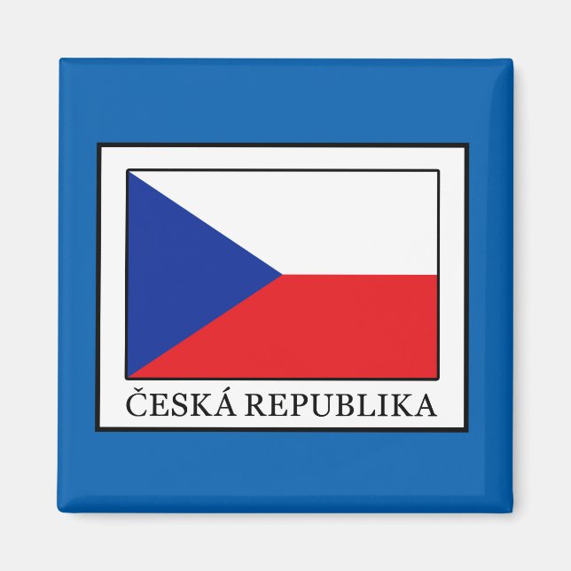 Ceska Republika Magnet (Vorne)