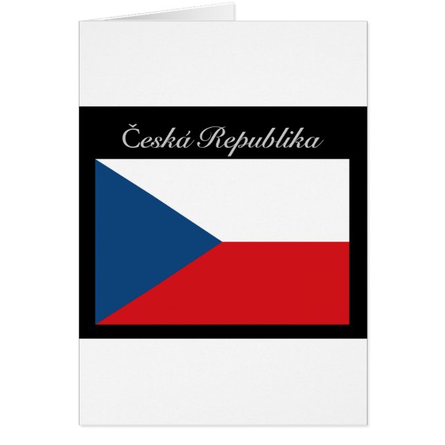 Česká republika vlajka (Vorne)