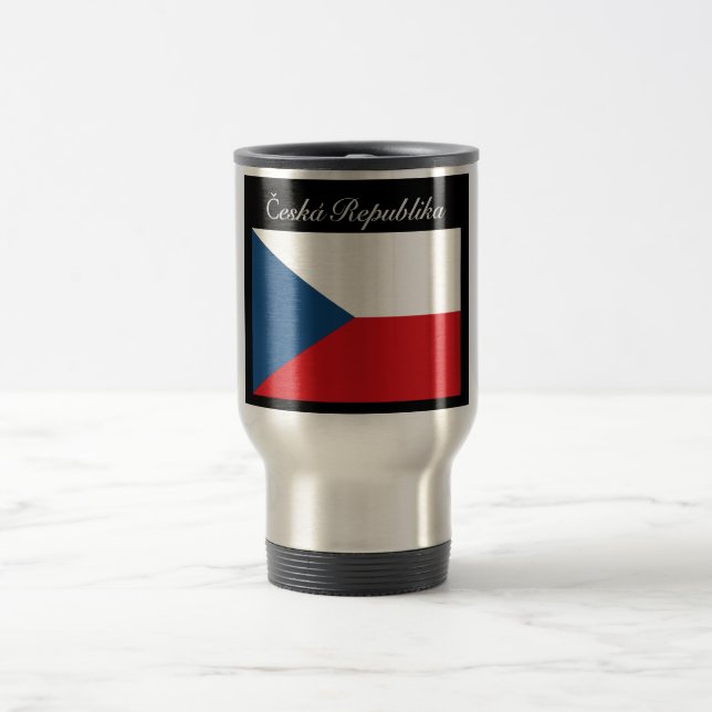 Česká republika vlajka reisebecher (Mittel)