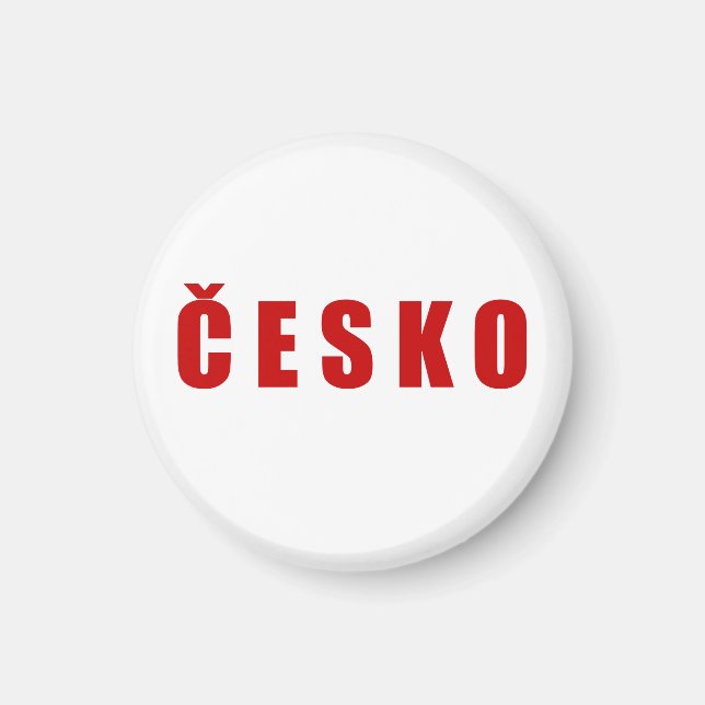 Cesko Tschechische Republik Magnet (Vorne)
