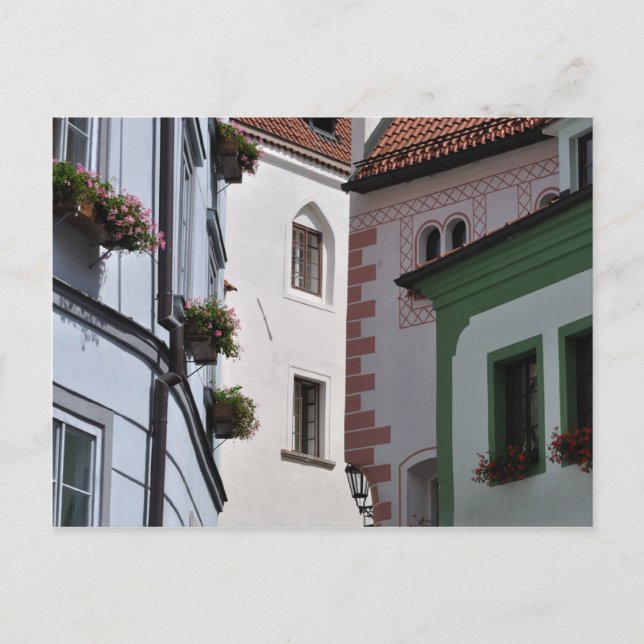 Cesky Krumlov Altstadt Postkarte (Vorderseite)