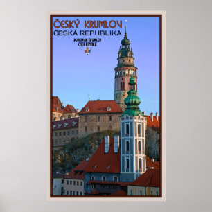 Cesky Krumlov Castle Poster