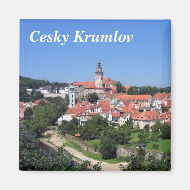 Cesky Krumlov Kühlschrankmagnet Magnet (Vorne)