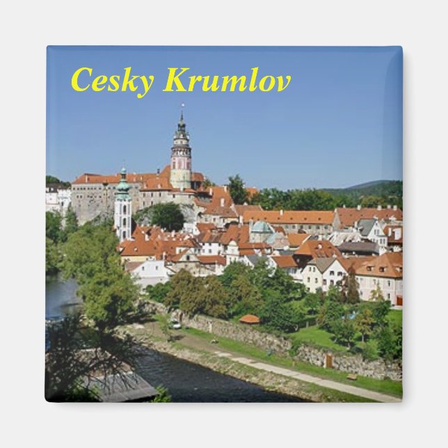 Cesky Krumlov Kühlschrankmagnet Magnet (Vorne)