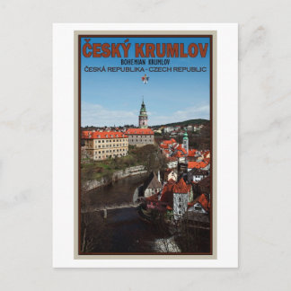 Cesky Krumlov - Moldau Postkarte