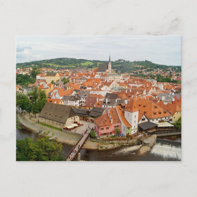Český Krumlov Südböhmen Tschechische Republik Postkarte (Vorderseite)