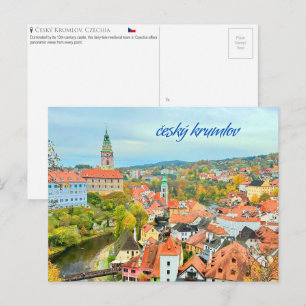 Český Krumlov, Tschechien Postkarte