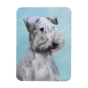 Cesky Terrier Painting - Niedliche Original Dog Ar Magnet