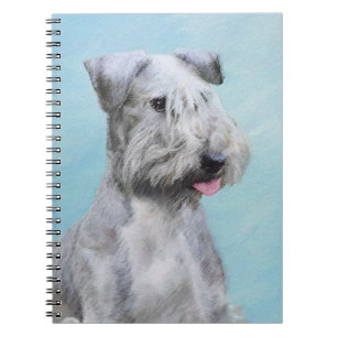 Cesky Terrier Painting - Niedliche Original Dog Ar Notizblock