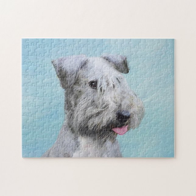 Cesky Terrier Painting - Niedliche Original Dog Ar Puzzle (Horizontal)