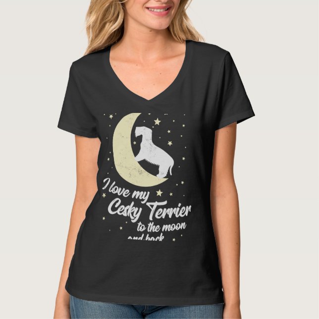 Cesky Terrier T-Shirt (Vorderseite)