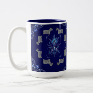 Cesky Terrier Zweifarbige Tasse