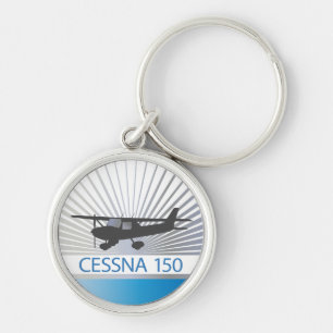 Cessna 150 Flugzeug Schlüsselanhänger