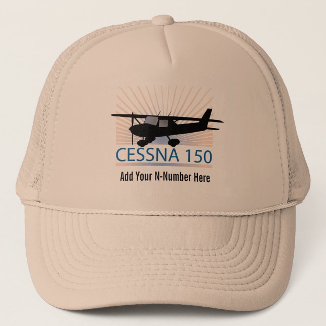 Cessna 150 truckerkappe (Vorderseite)