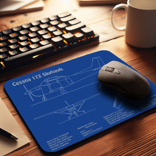 Cessna 172 Skyhawk - Flugzeugkonzepte AD Mousepad
